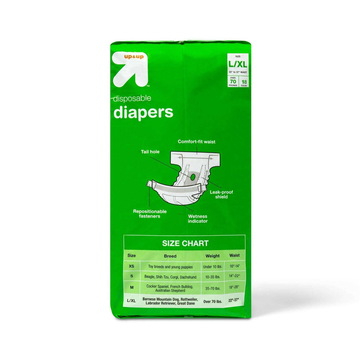 Dog Diapers 18ct S454