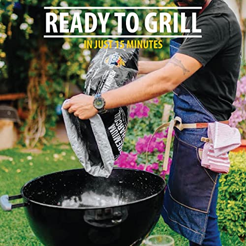 Premium Oak Lump Charcoal, 17.6 Pound Bag H8804