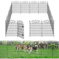 48" H x 21' L Rustproof Metal Garden Fence Panel M8998