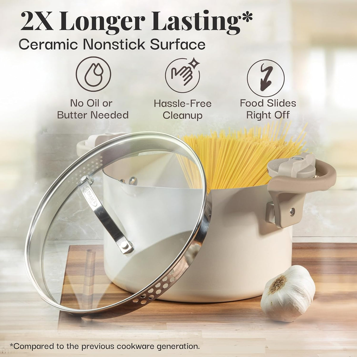 12 Pc Non Stick Ceramic Pots and Pans Set F8252