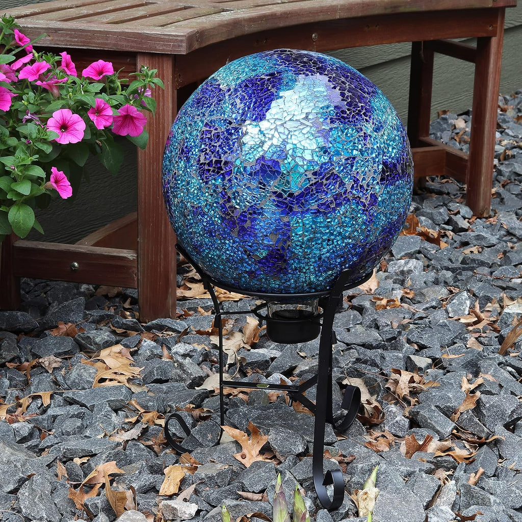 Crackled Glass Gazing Globe G16034