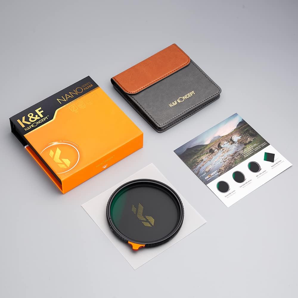 67mm Black Diffusion 1/4 Variable ND2-ND32 ND Filter 2-in-1 S4573