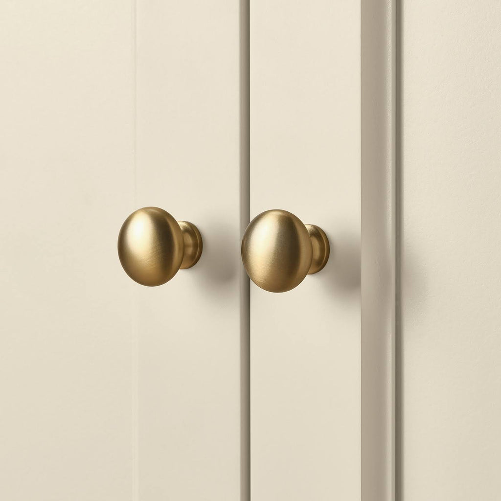 Light Beige Cabinet with Glass Doors E48340