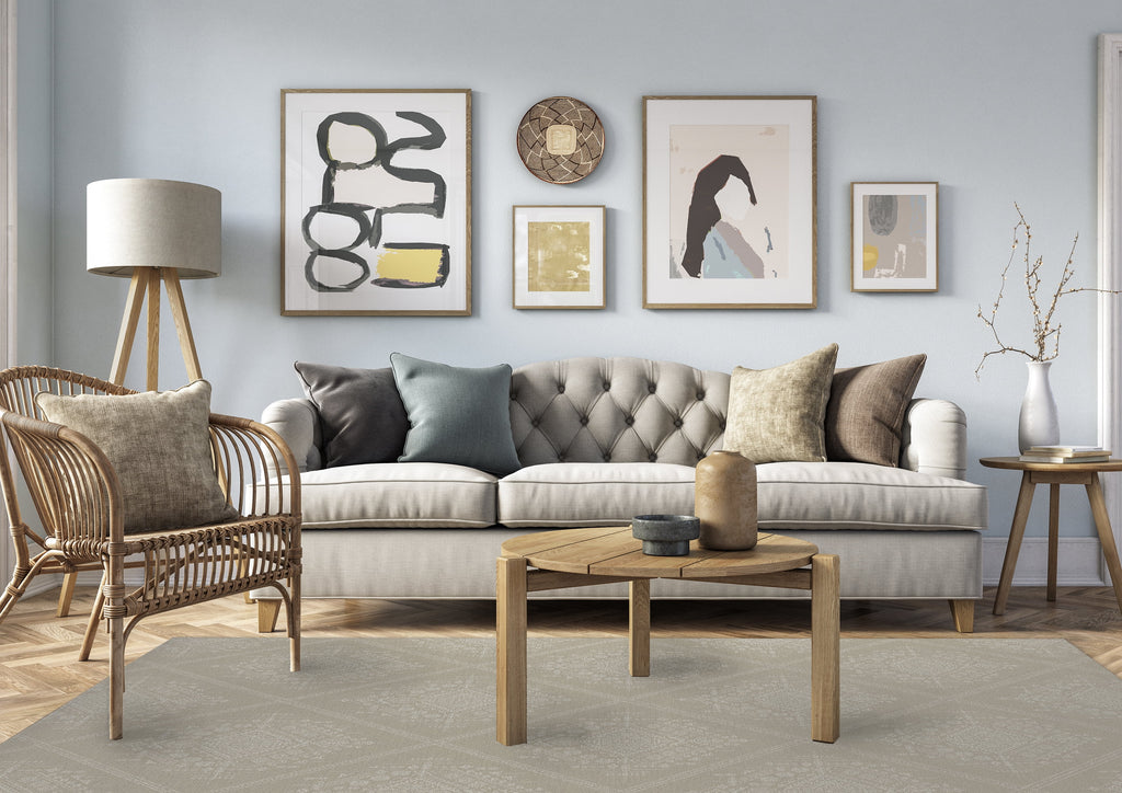 Tan Area Rug J174554