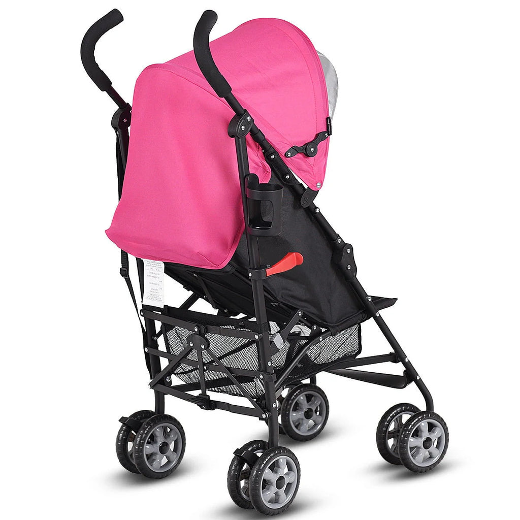 Folding Lightweight Umbrella Stroller with Storage Basket Black B482201