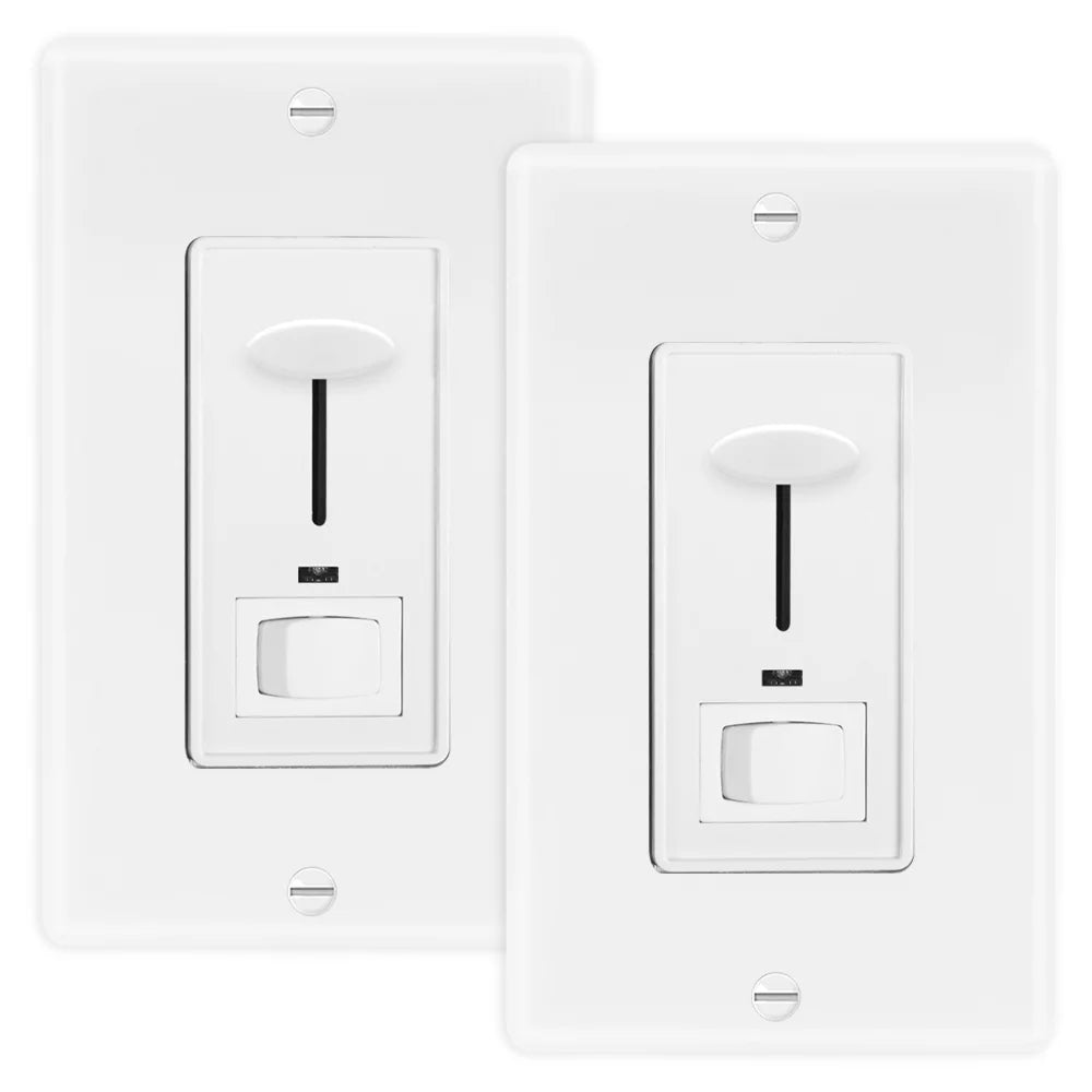 Dimmer Light Switch with Blue Indicator Light, 2 Pack I323019
