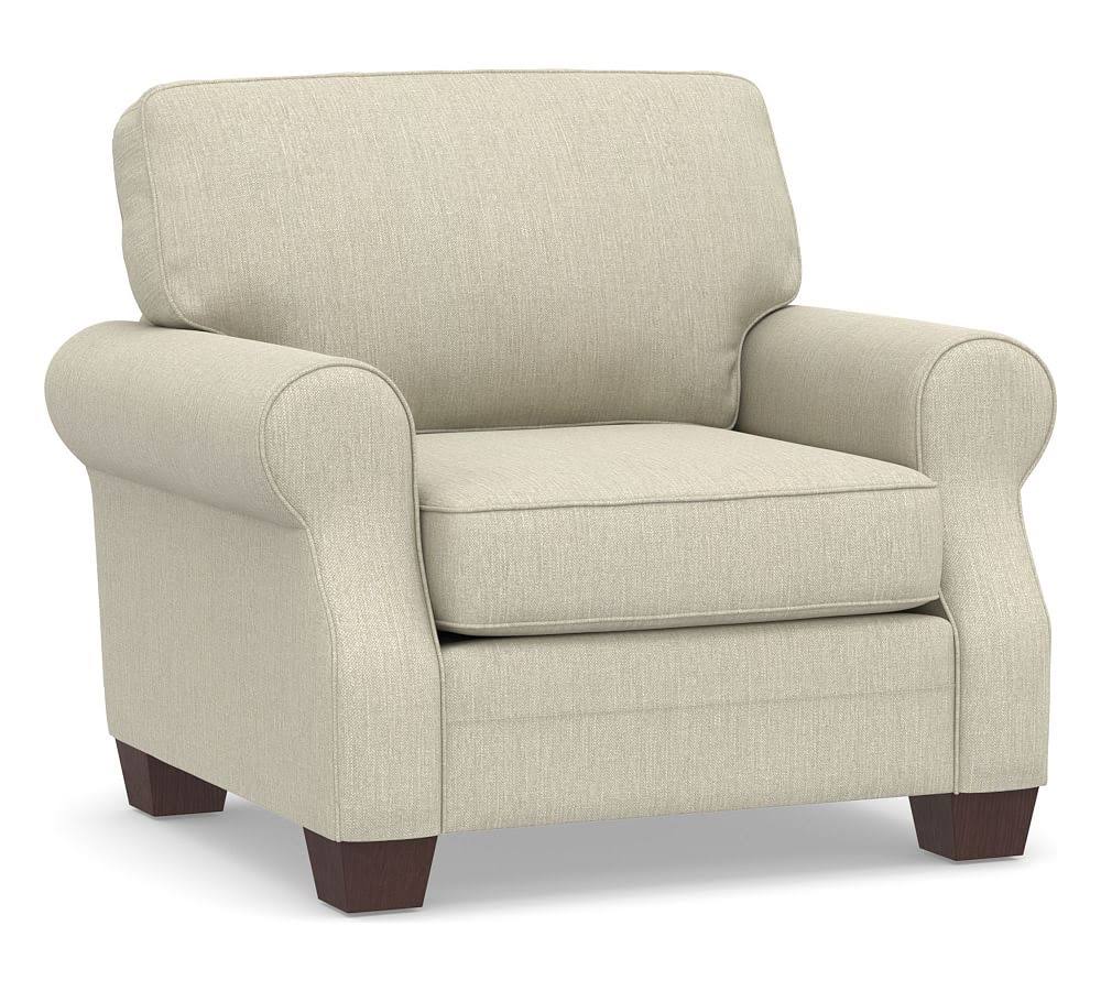 Oatmeal Chenille Armchair T99115