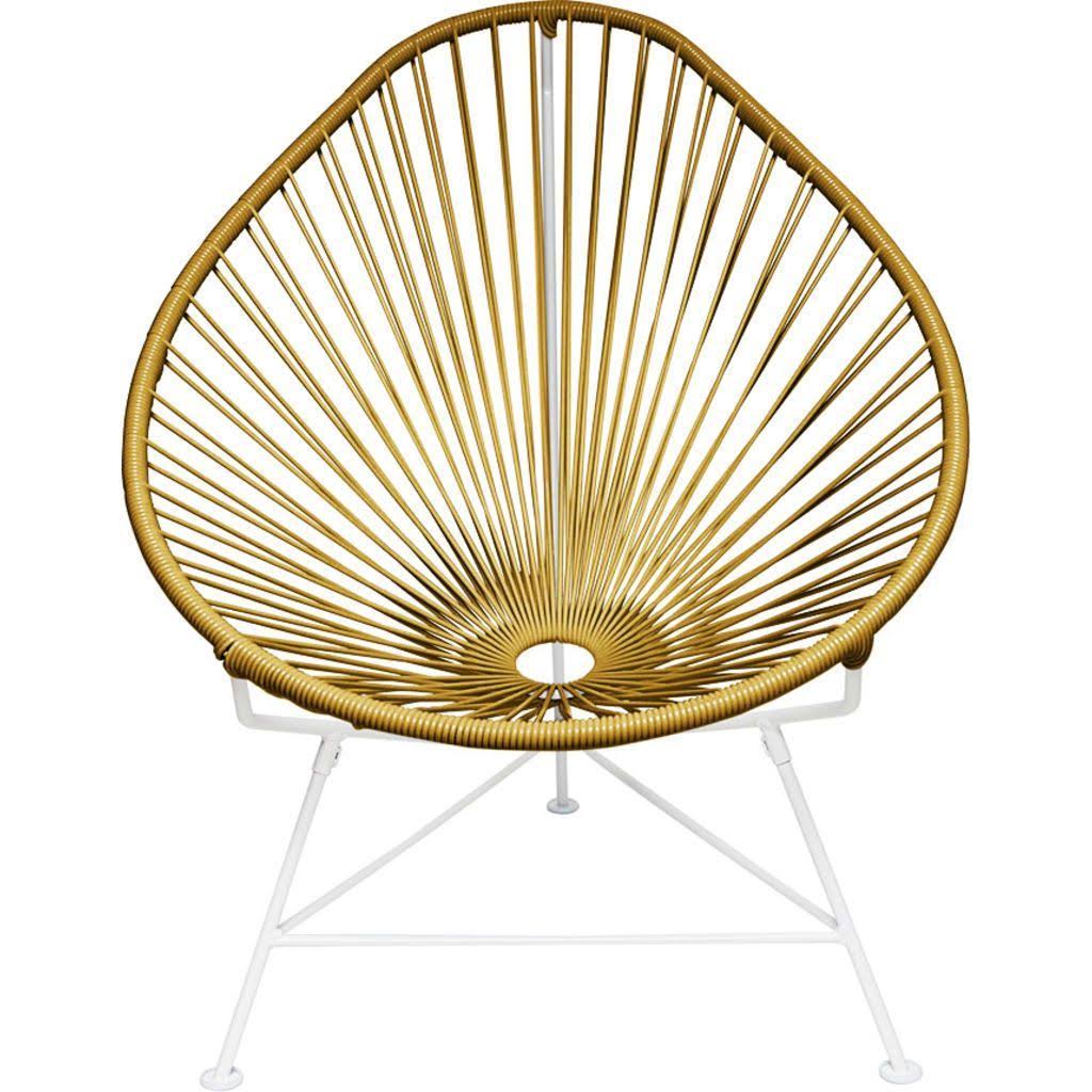 White/Gold Chair D598
