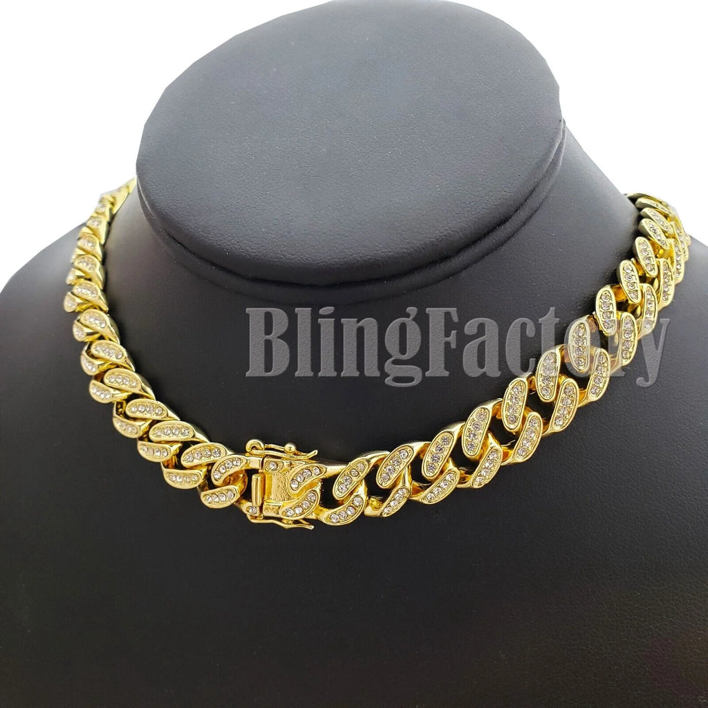 Iced Cubic Zirconia Cuban Chain G40200