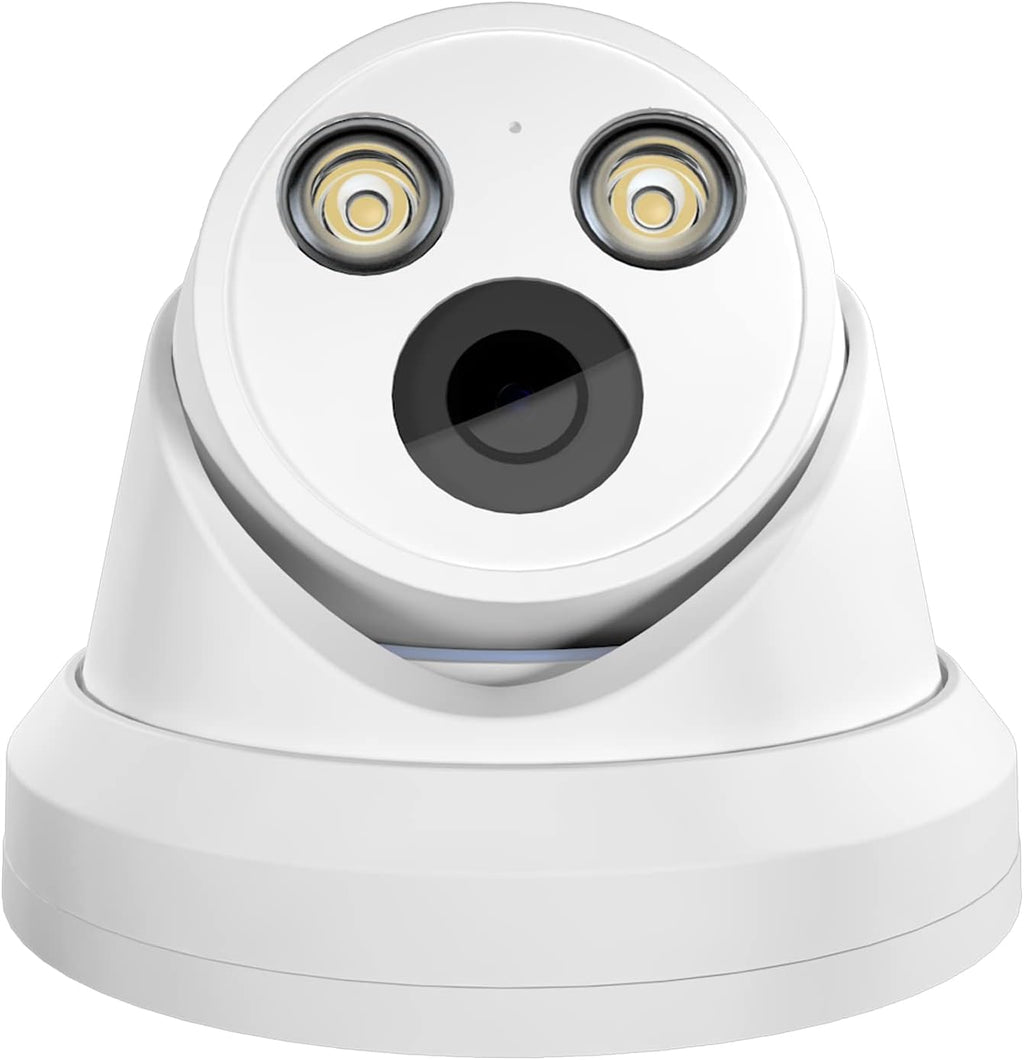 8MP Outdoor Dome IP Camera with 4K Full Color Night Vision V215