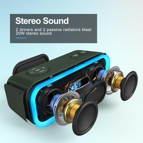 20W Portable Bluetooth Speaker with IPX6 Waterproof U537621