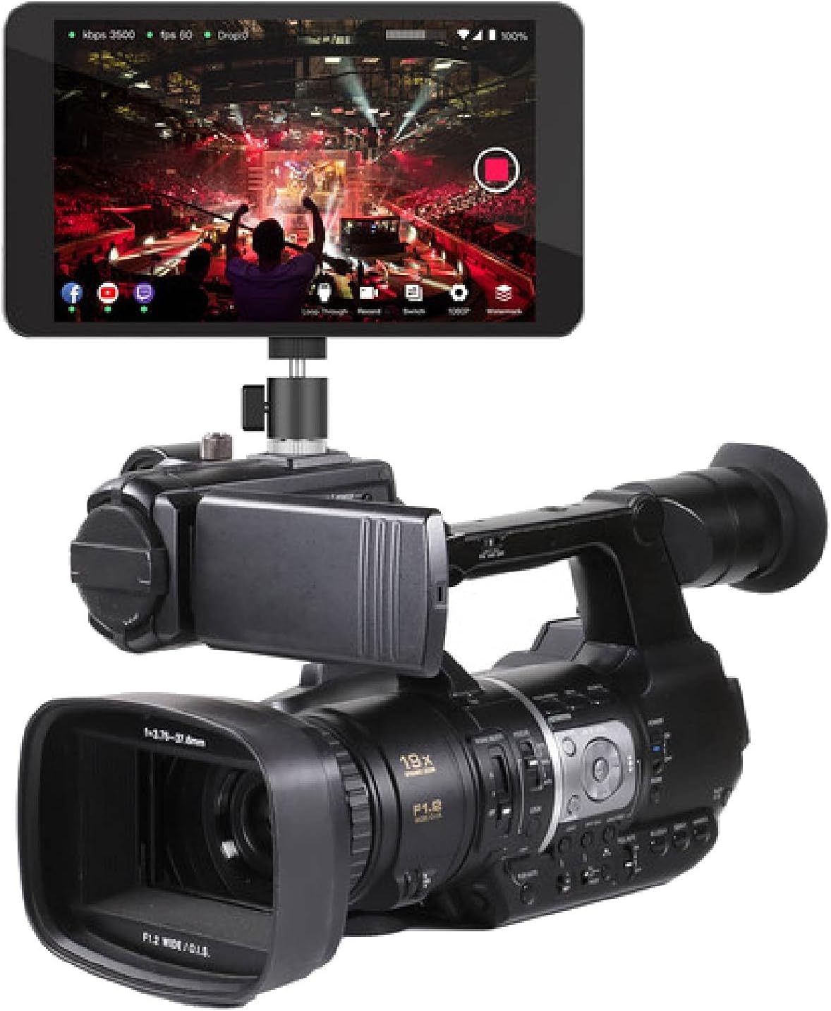 Portable Multi-Camera Live Streaming Device with 128GB Memory Card E233341