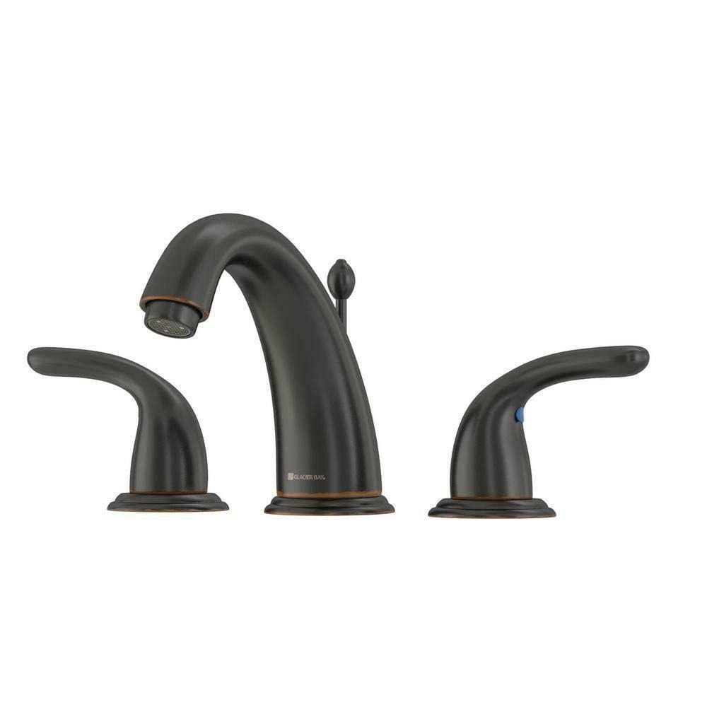 Bronze 2-Handle High-Arc Bathroom Faucet N3046