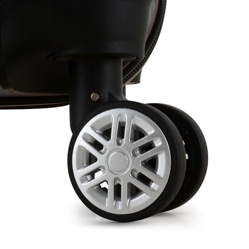 Expandable Hardside Spinner Luggage, Black, 21" Carry-on N92217