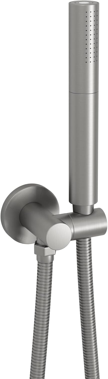 Oil Rubbed Bronze Handheld Shower Head with Flexible Hose and Brass Bracket, Pack of 2 I94914