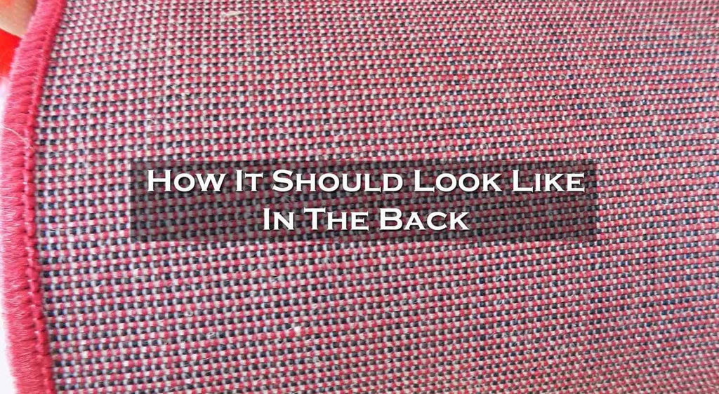 Dark Red Aisle Runner 2x10 ft W198