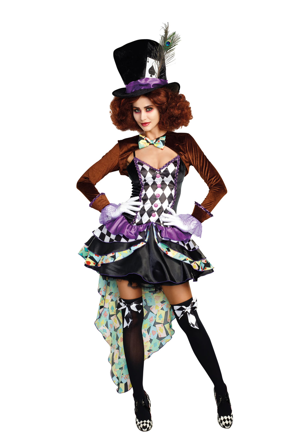 Whimsical Hatter Storybook Costume Dress M79313