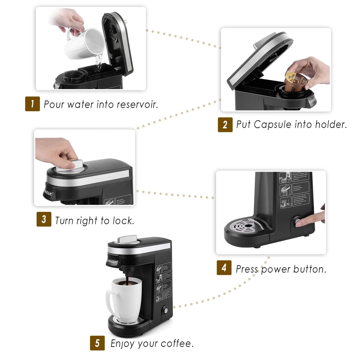 Small Single Serve Coffee Maker N525825