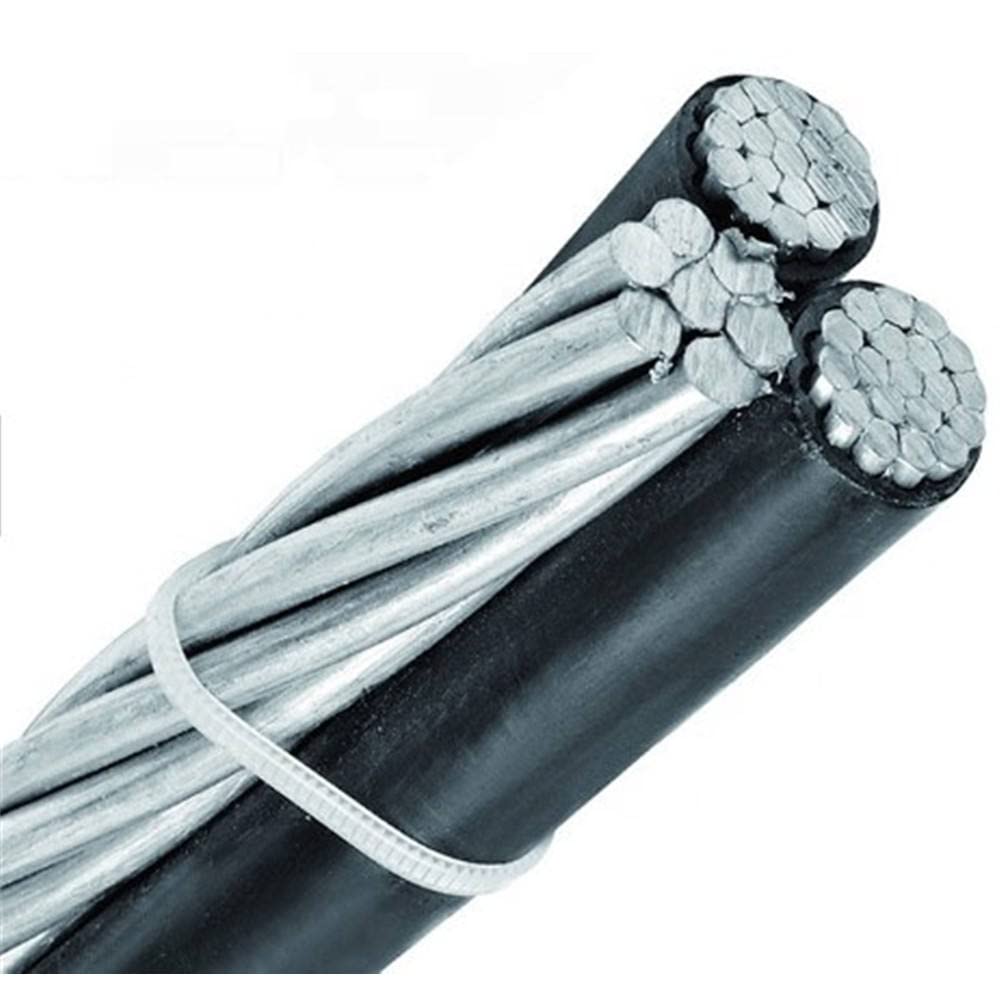 150' Nassau Cockle 2-2-4 Aluminum Triplex Overhead Service Drop Cable K9071