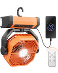 Portable Camping Fan 20000mAh Rechargeable with LED Lantern P893162
