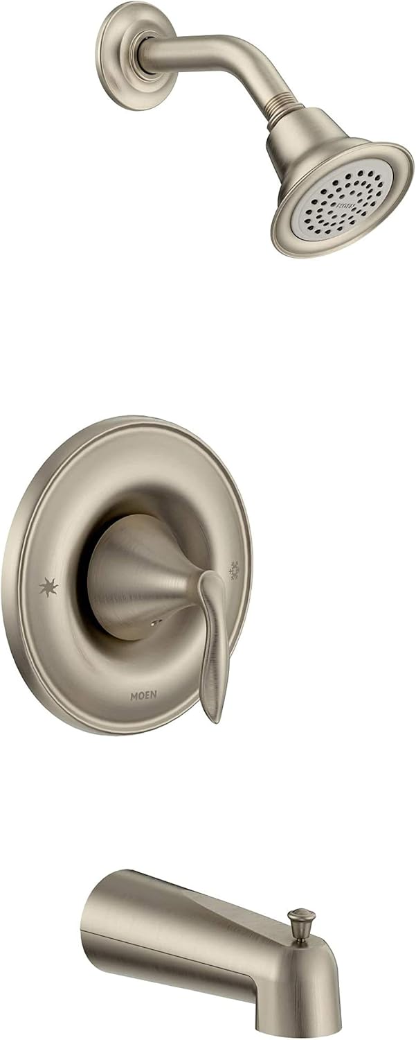 Brushed Nickel Tub and Shower Trim Kit S3837