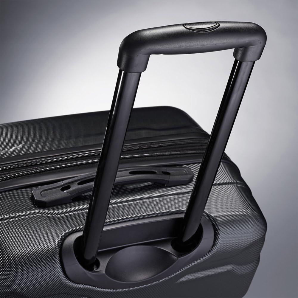 Black Hardside Spinner 2-Piece Luggage Set 24 Inch and 20 Inch W9005