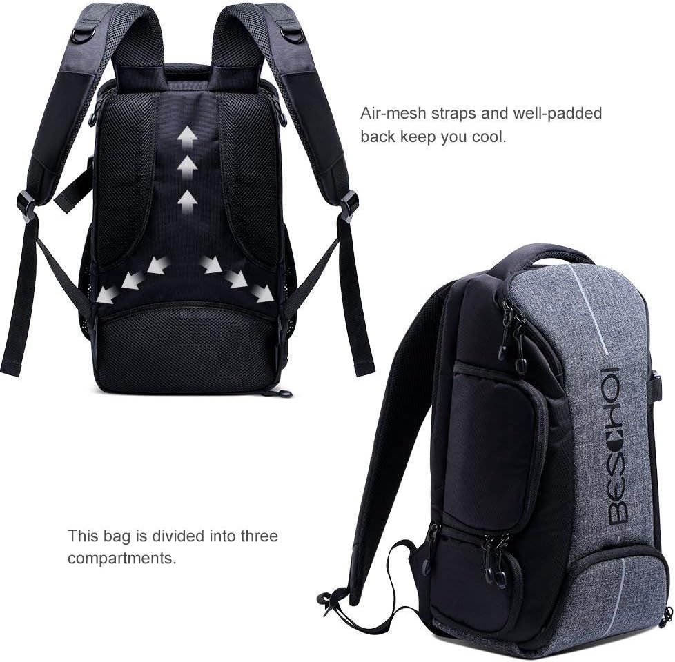 Waterproof Camera Backpack with Rain Cover O2187