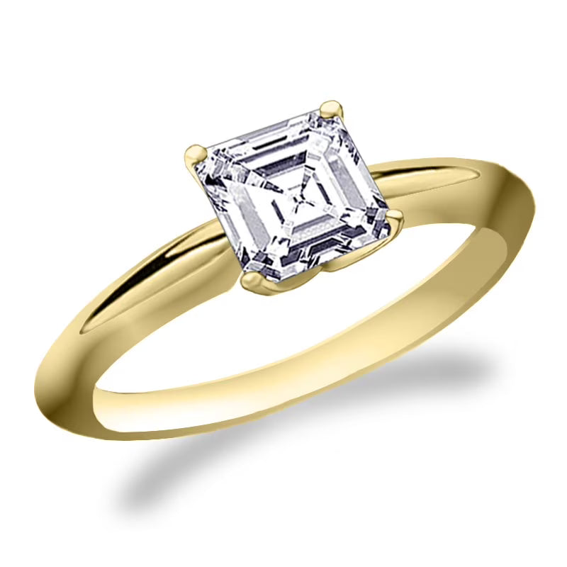 14K Yellow Gold Solitaire Engagement Ring E578900