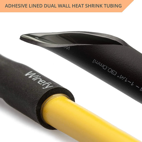 1/8" Black Heat Shrink Tubing 50 Feet Roll R2398
