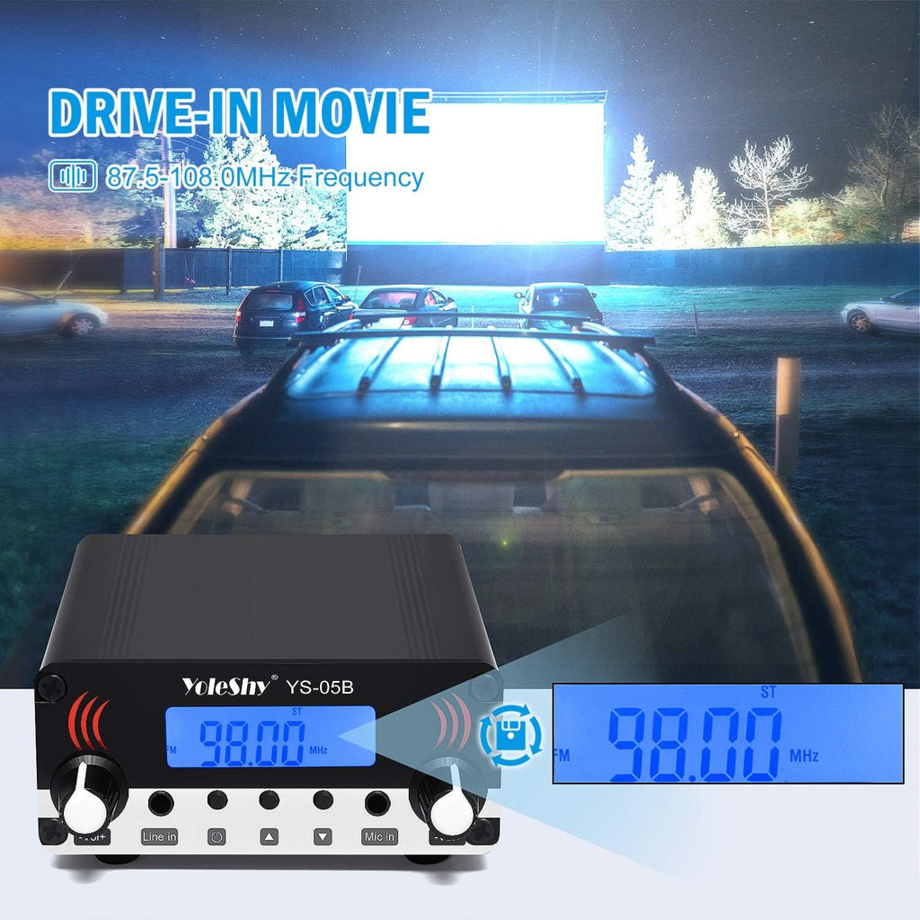 Black FM Transmitter with Antenna Y742371