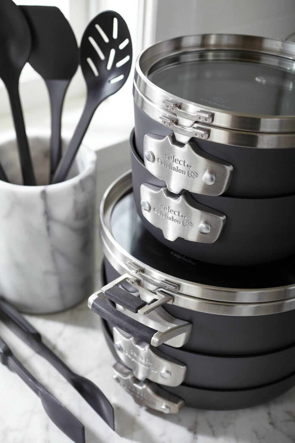 14 Piece Hard-Anodized Nonstick Cookware Set K879