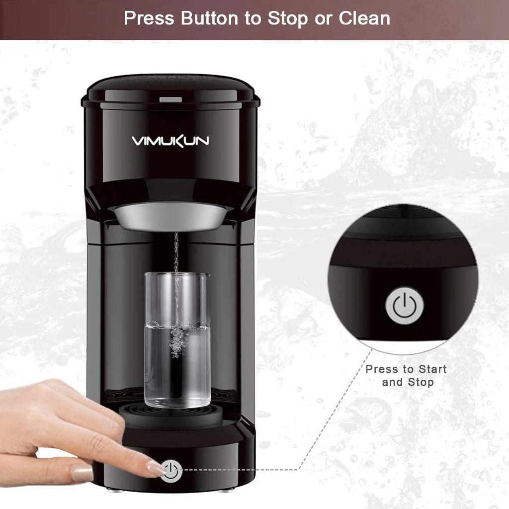 Mini Size Black Single Serve Coffee Maker P1725
