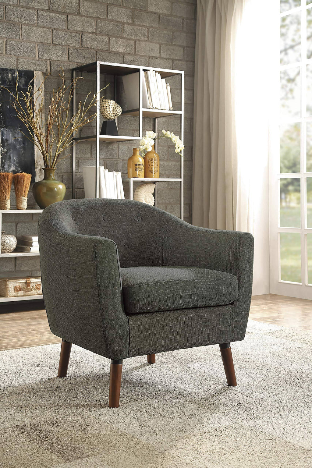 Gray Accent Chair G65118