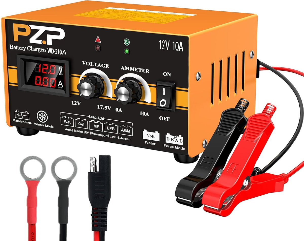 0-10 Amp 12v Automotive Battery Charger S831