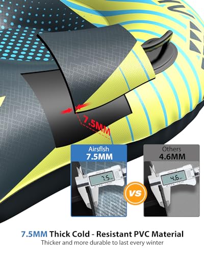 Inflatable Snow Sled with Towable Leash E54308