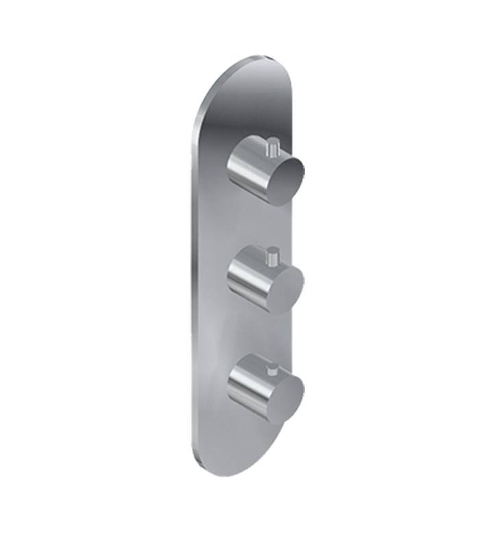 Olive Bronze Thermostatic Valve Trim Plate with Handle X422