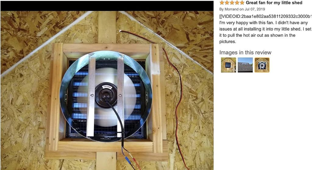 50-Watt Galvanized Steel Solar Attic Fan A747445