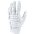 White Youth Large Sticky Receiver Football Gloves A614264