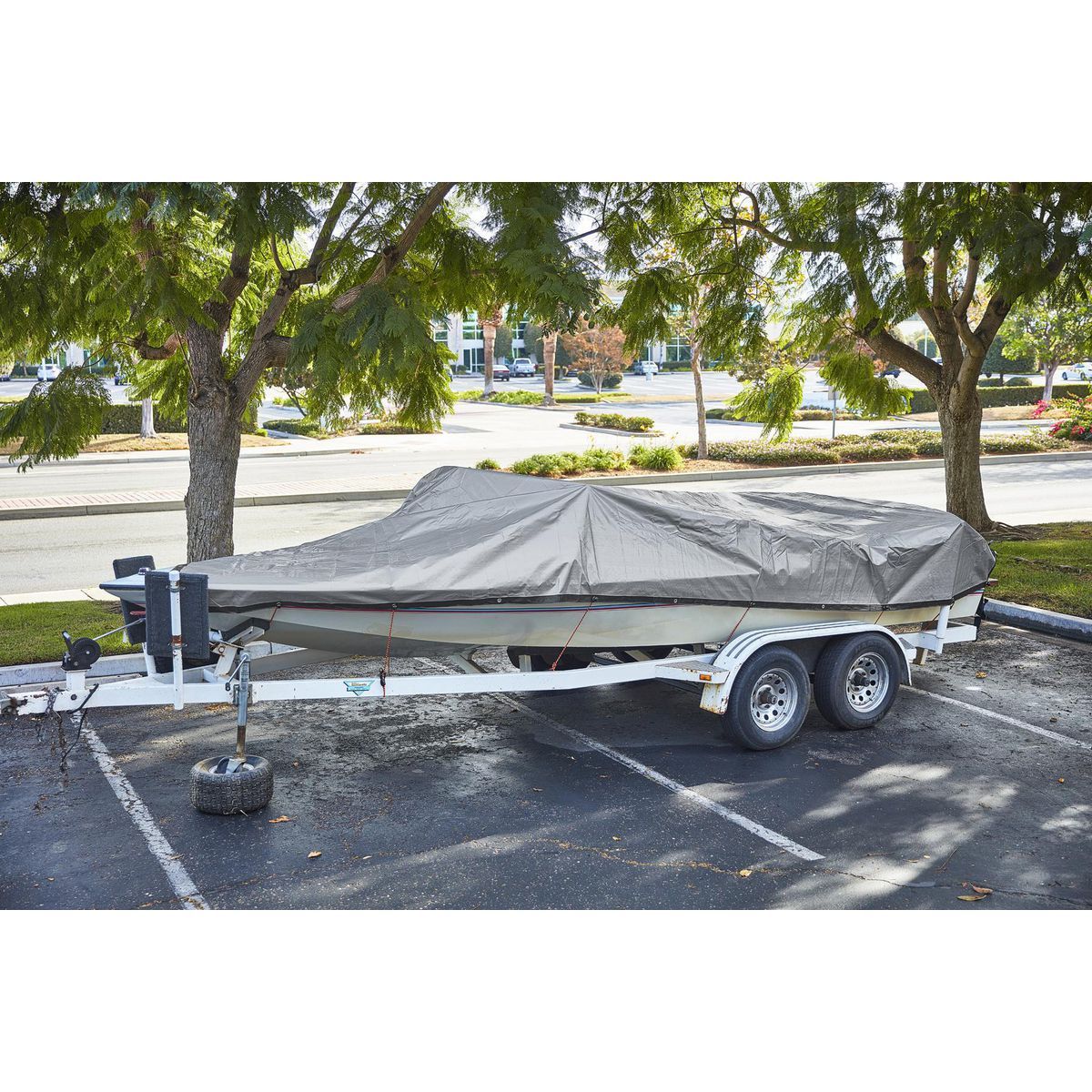20 ft. x 30 ft. Silver and Black Weather-Resistant Tarp B93195