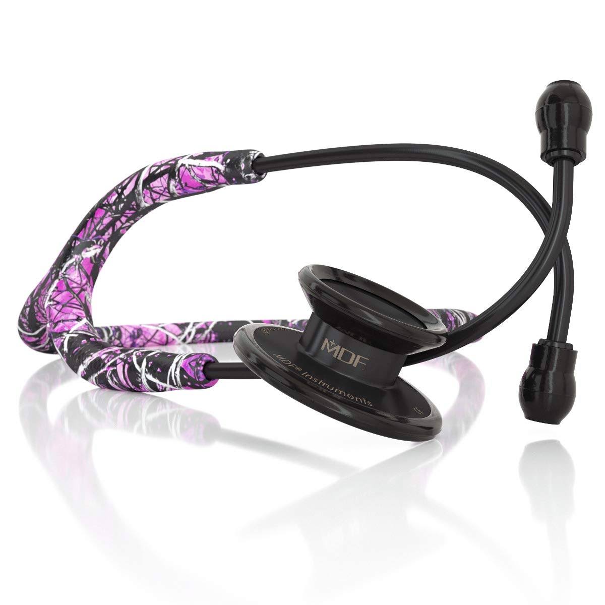 Black and Pink Camo Stethoscope H5527