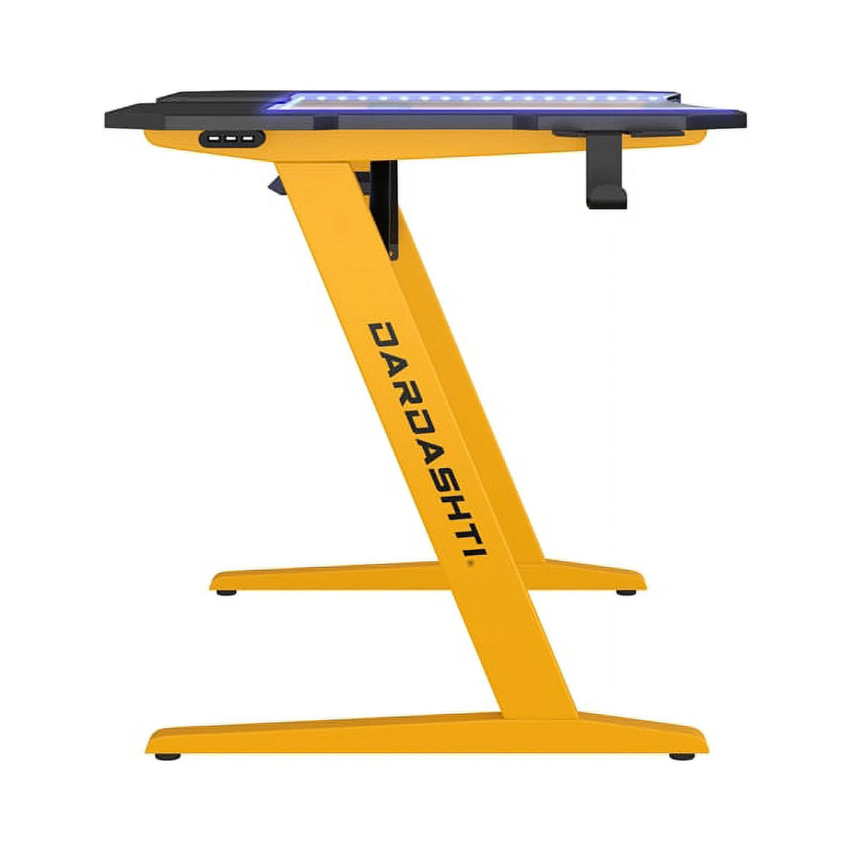 29.72" Gaming Desk with LED Lights F54363