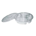 Clear Vegetable Tray with Dip Cup, 72/Case L203