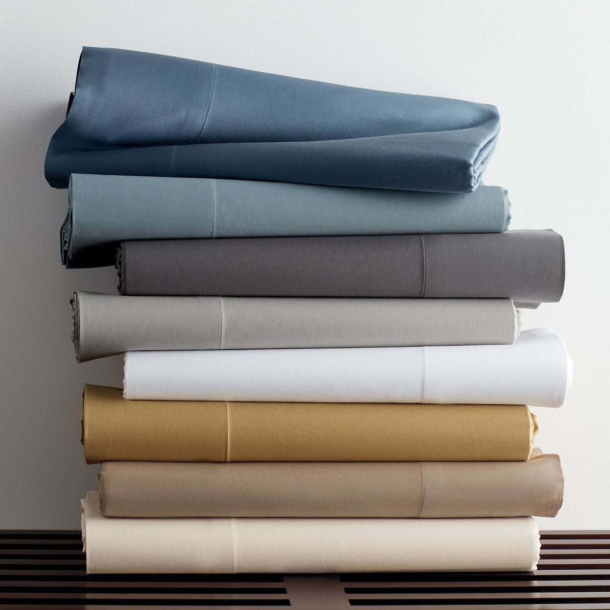 California King Supima Cotton Sateen Fitted Sheet U79775