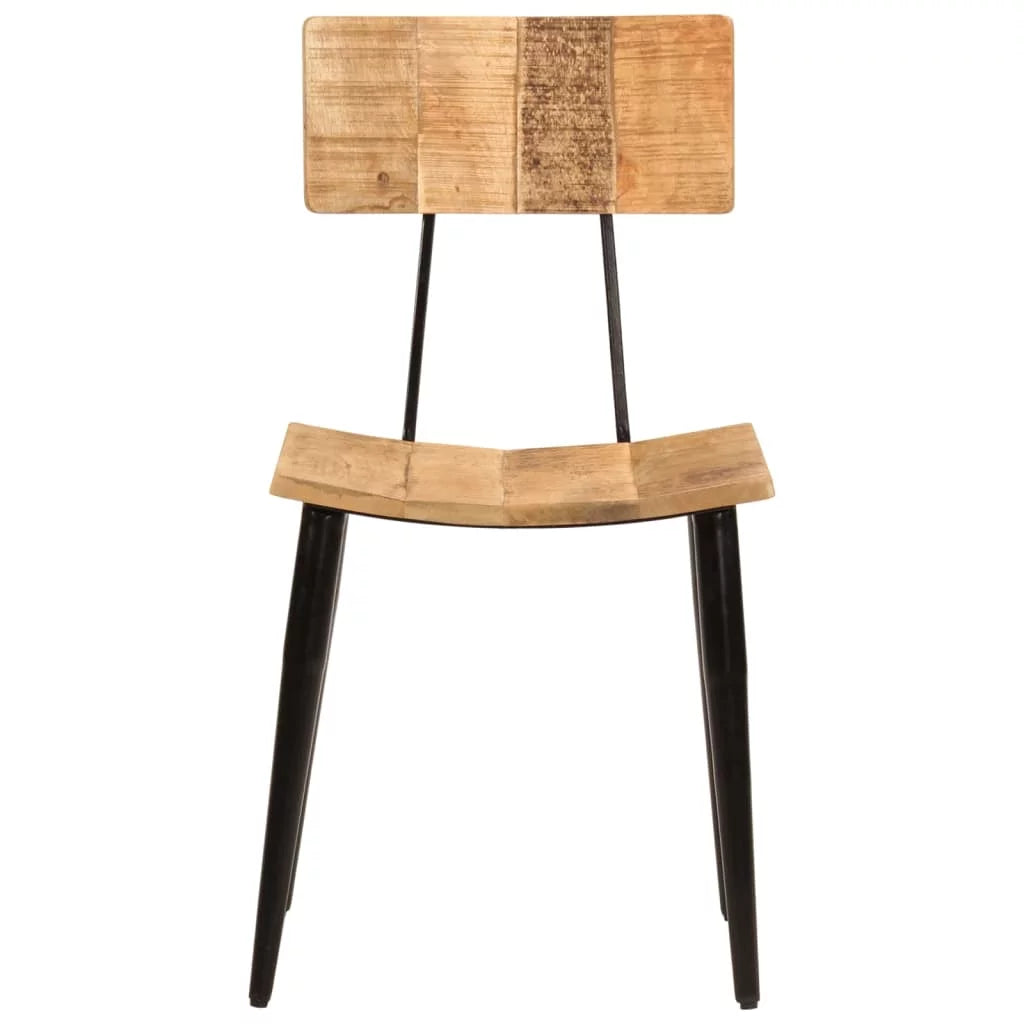 2 pcs Solid Wood Mango Dining Chairs Z833
