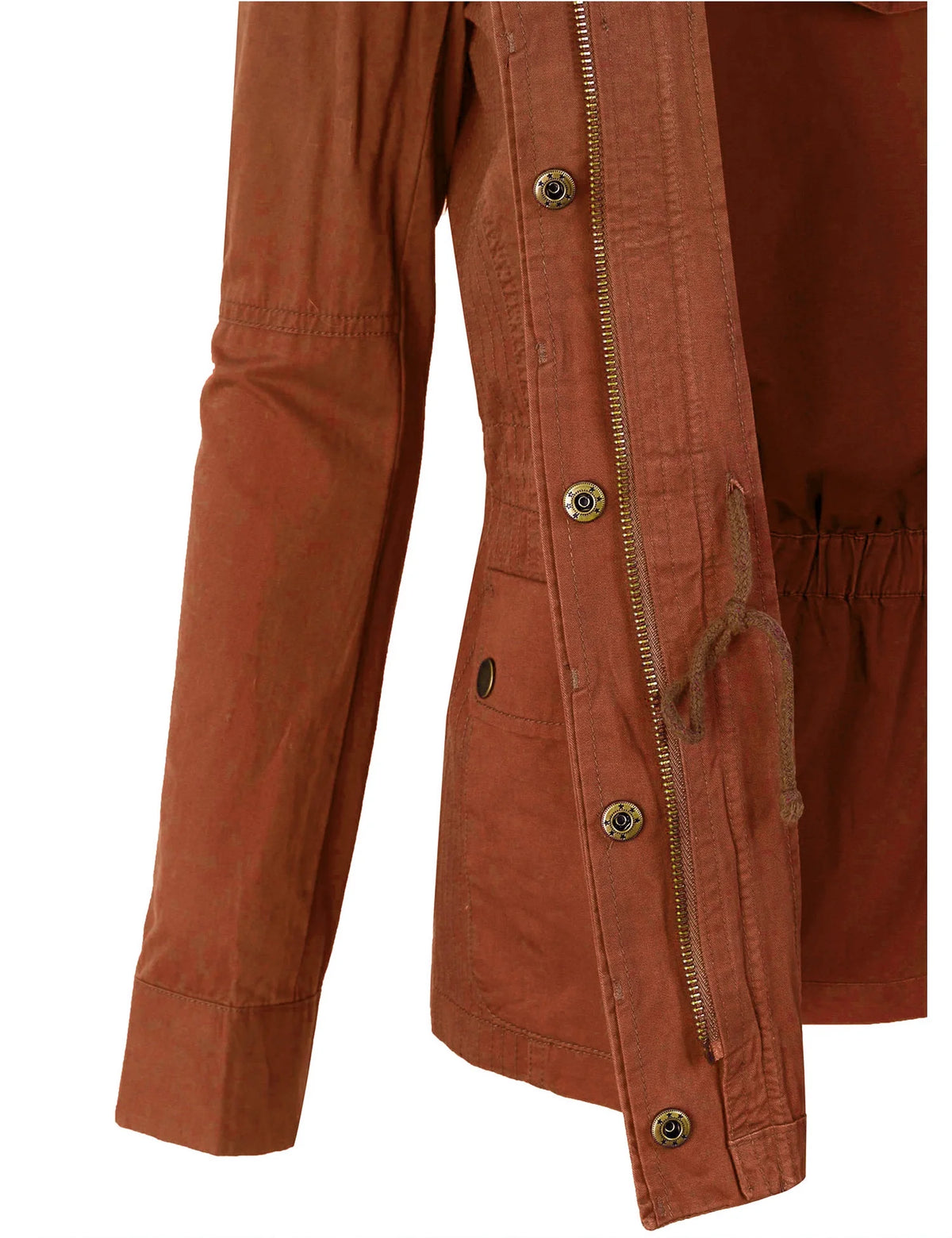 Long Sleeve Single-Breasted Mid-Length Coat A731