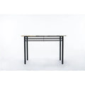 Black & Tan Dining Table Q834