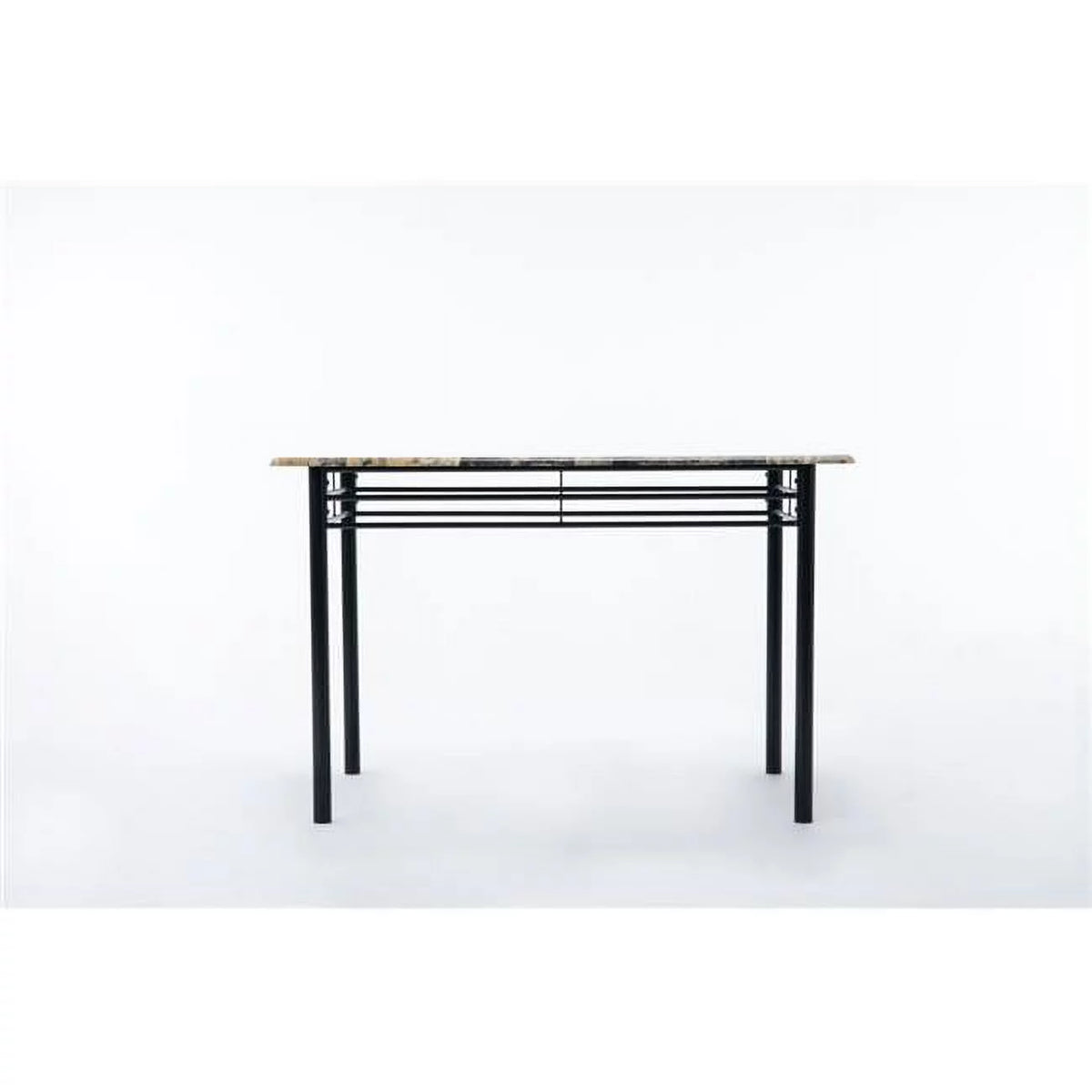 Black & Tan Dining Table Q834