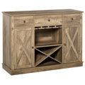 Farmhouse Coffee Bar Cabinet with 3 Drawers S19934