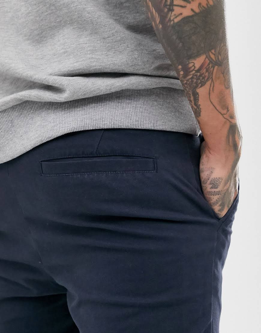 2-Pack Skinny Chinos in Khaki and Navy K847