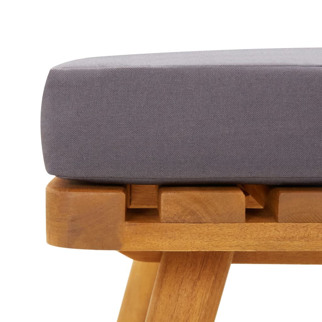 2-Seater Patio Sofa with Cushions Solid Acacia Wood M63247